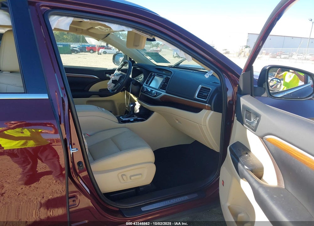 2019 TOYOTA HIGHLANDER LIMITED/PLATINUM VIN: 5TDYZRFH1KS345547