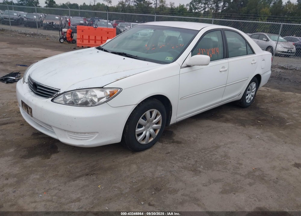 2005 TOYOTA CAMRY LE VIN: 4T1BE30K15U385027