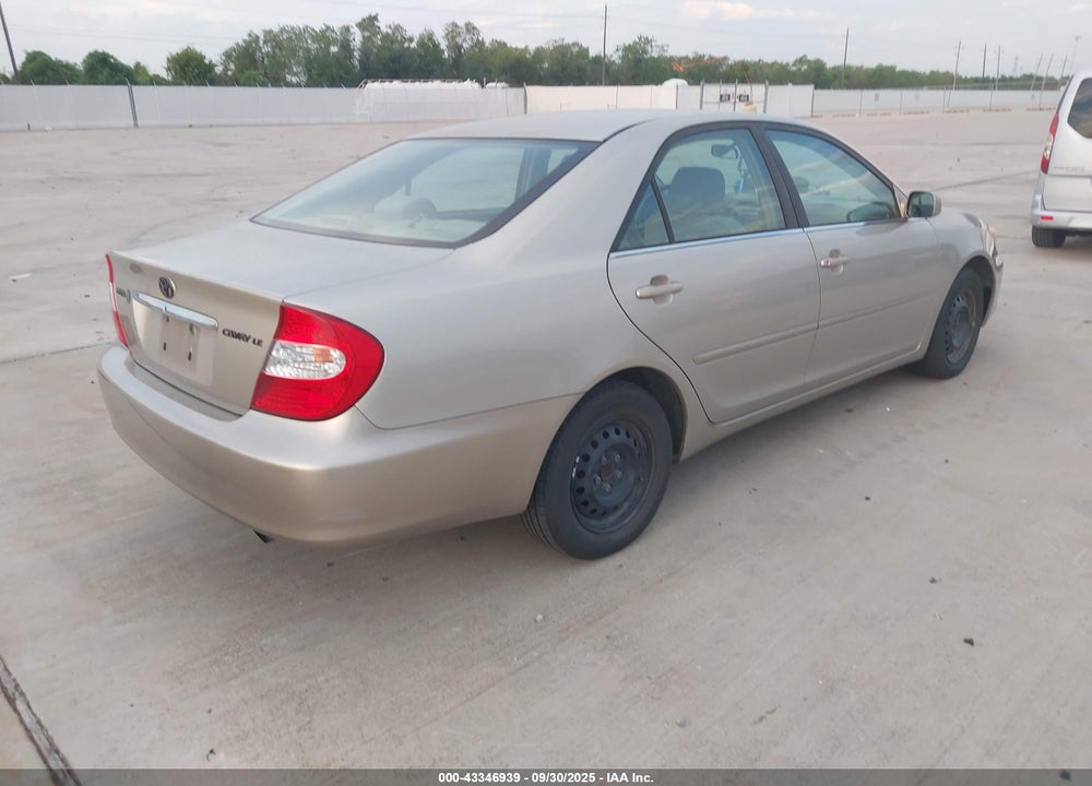 2004 TOYOTA CAMRY LE VIN: 4T1BE30K24U298123