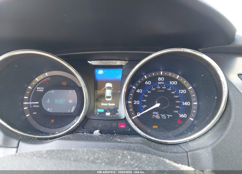 2012 HYUNDAI SONATA HYBRID VIN: KMHEC4A47CA026059