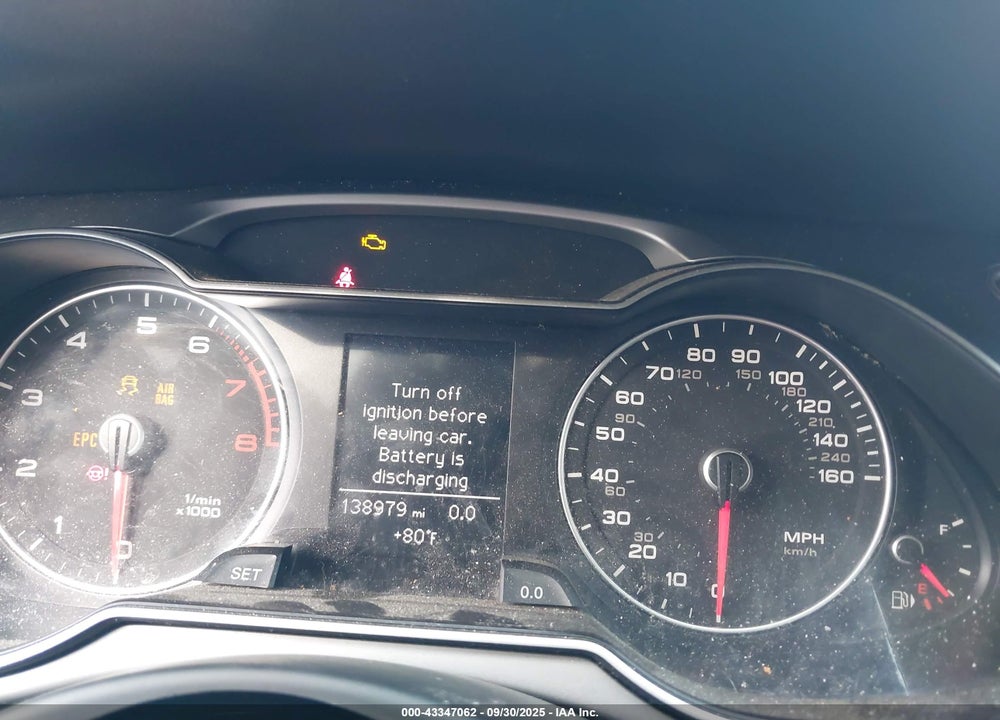2014 AUDI A4 VIN: WAUAFAFL2EN034667