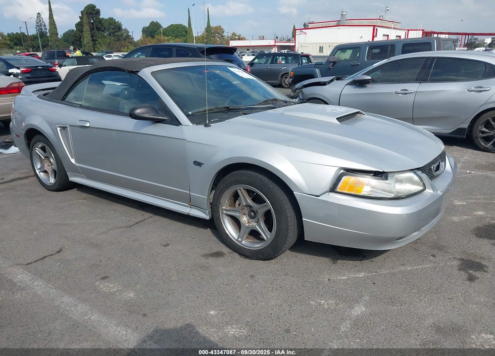 2000 FORD MUSTANG GT VIN: 1FAFP45X9YF122289