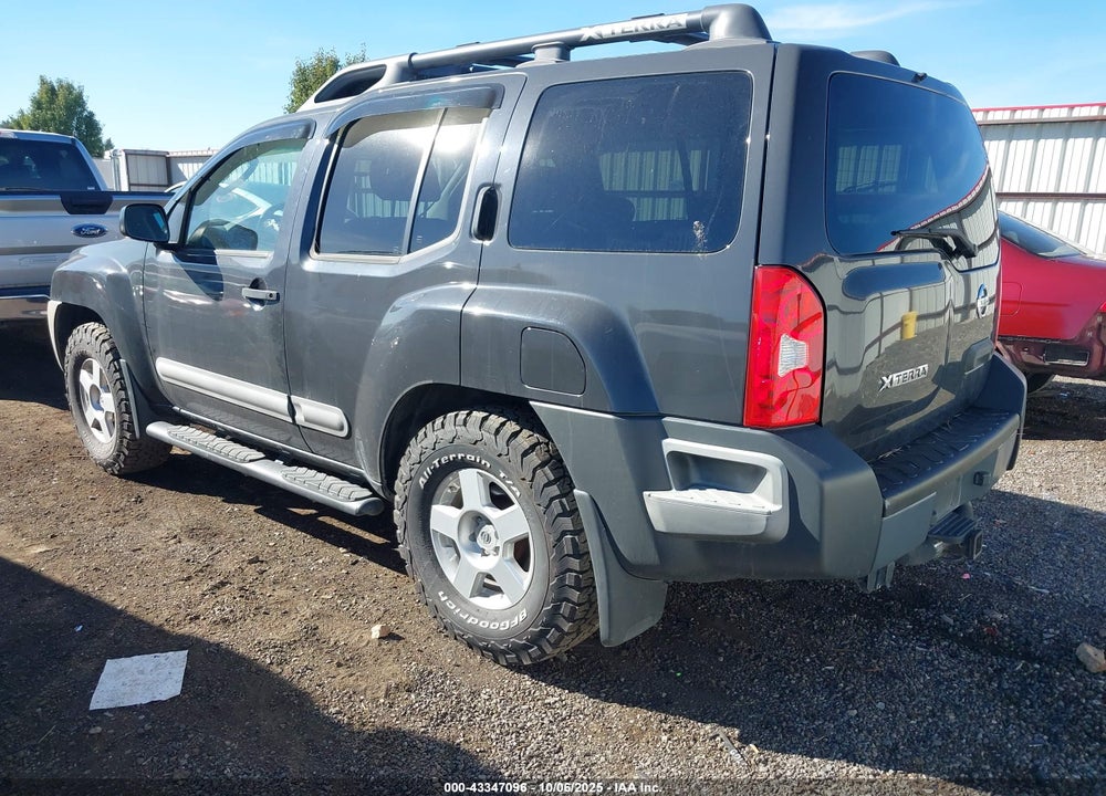 2007 NISSAN XTERRA S VIN: 5N1AN08U47C510353