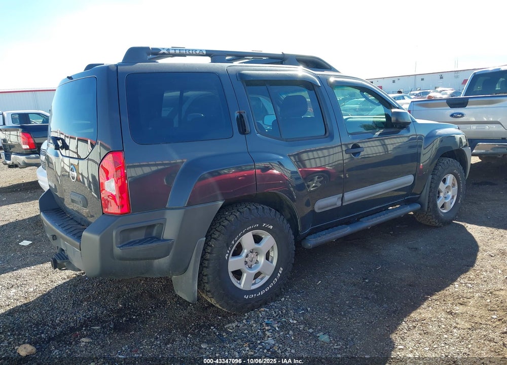 2007 NISSAN XTERRA S VIN: 5N1AN08U47C510353
