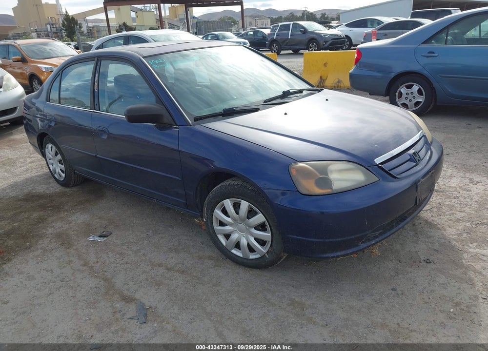 2002 HONDA CIVIC EX VIN: JHMES26742S001903