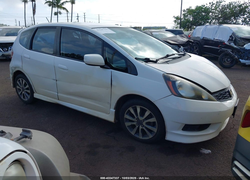 2012 HONDA FIT SPORT VIN: JHMGE8H54CC014483