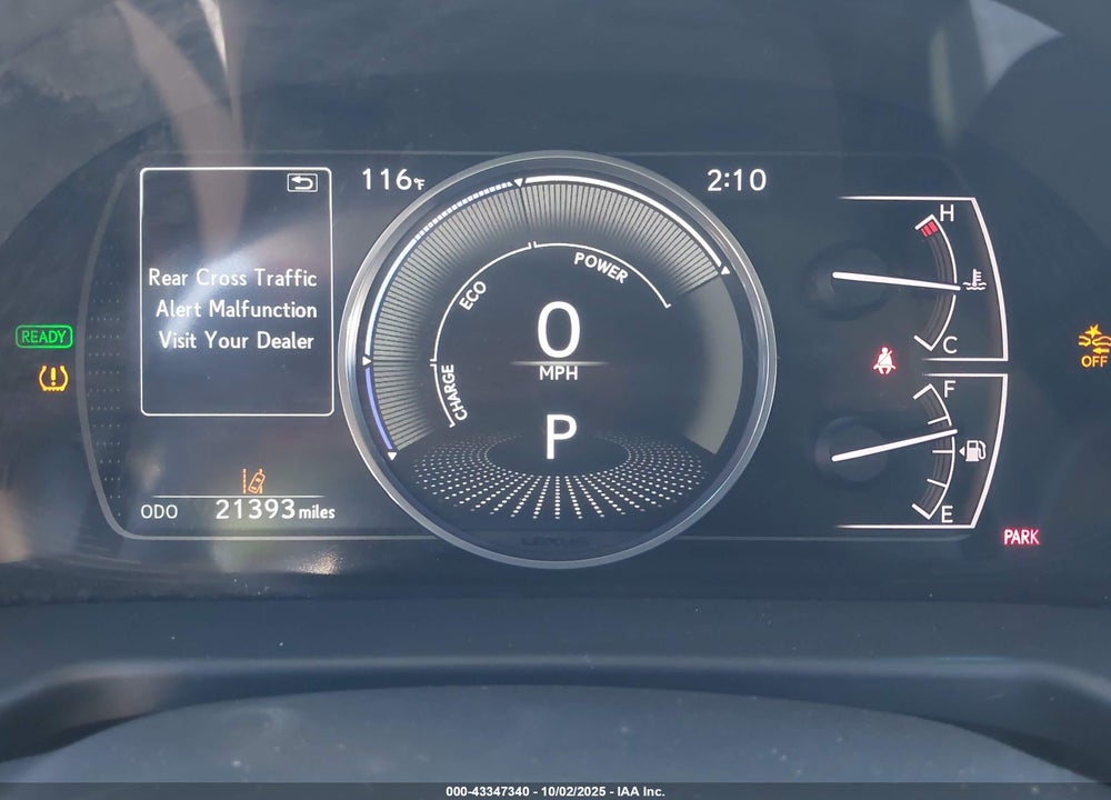 2022 LEXUS ES 300H VIN: 58AEA1C18NU013936