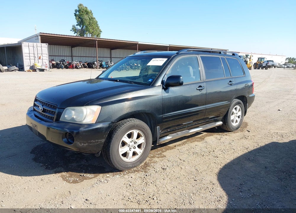 2001 TOYOTA HIGHLANDER V6 VIN: JTEGF21A710002986