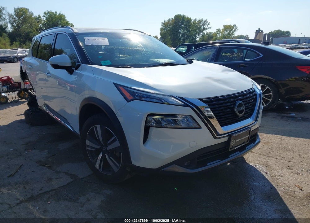 2022 NISSAN ROGUE SL INTELLIGENT AWD VIN: JN8BT3CB7NW334453