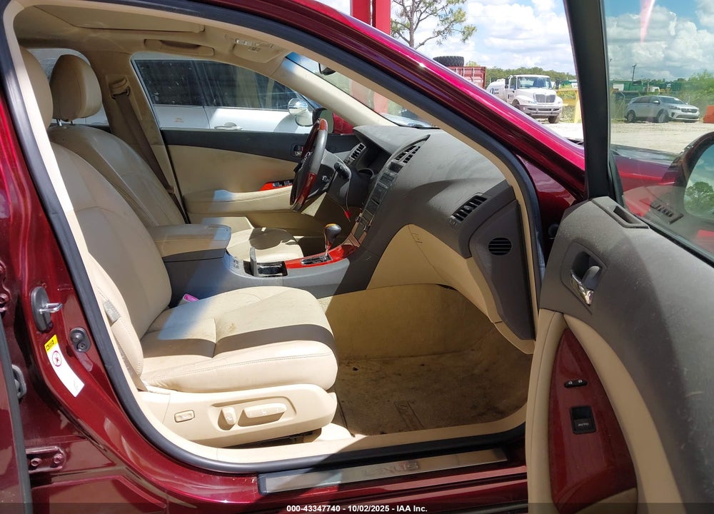 2008 LEXUS ES 350 VIN: JTHBJ46G082156331