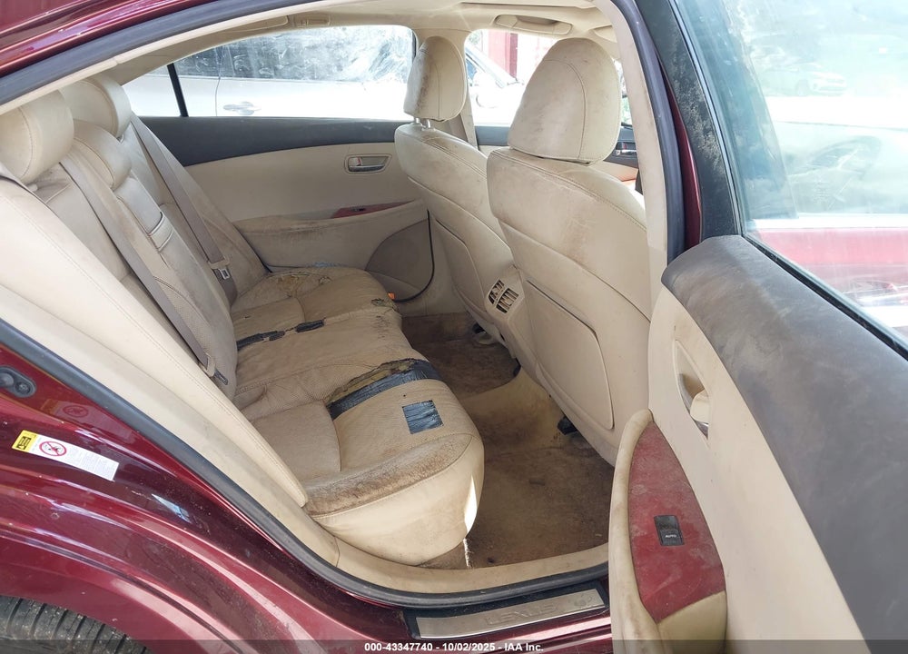 2008 LEXUS ES 350 VIN: JTHBJ46G082156331