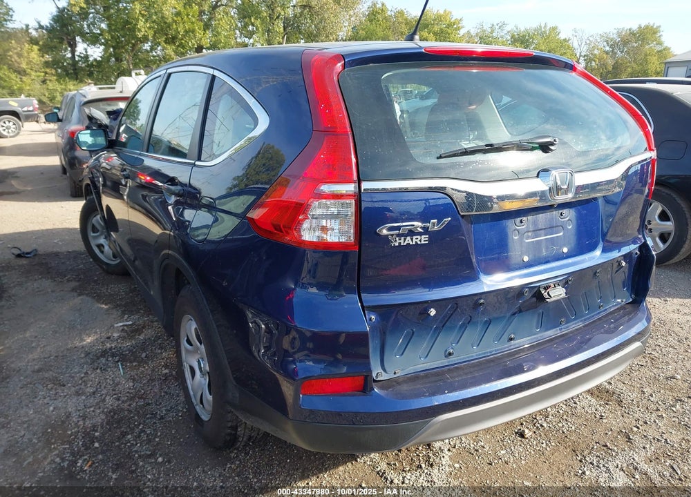 2015 HONDA CR-V VIN: 3CZRM3H39FG708516
