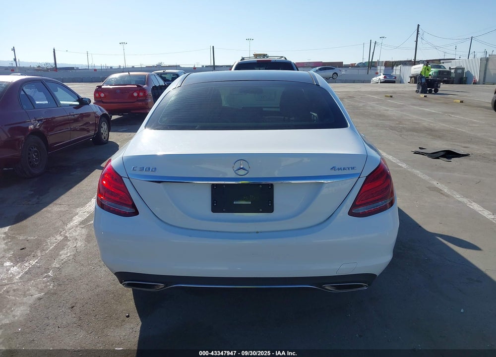2016 MERCEDES-BENZ C 300 4MATIC VIN: 55SWF4KB5GU162568