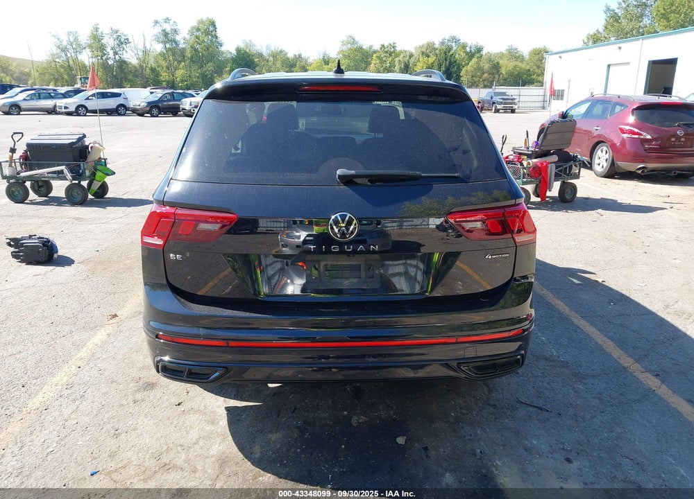 2022 VOLKSWAGEN TIGUAN 2.0T SE R-LINE BLACK VIN: 3VV8B7AX7NM017417