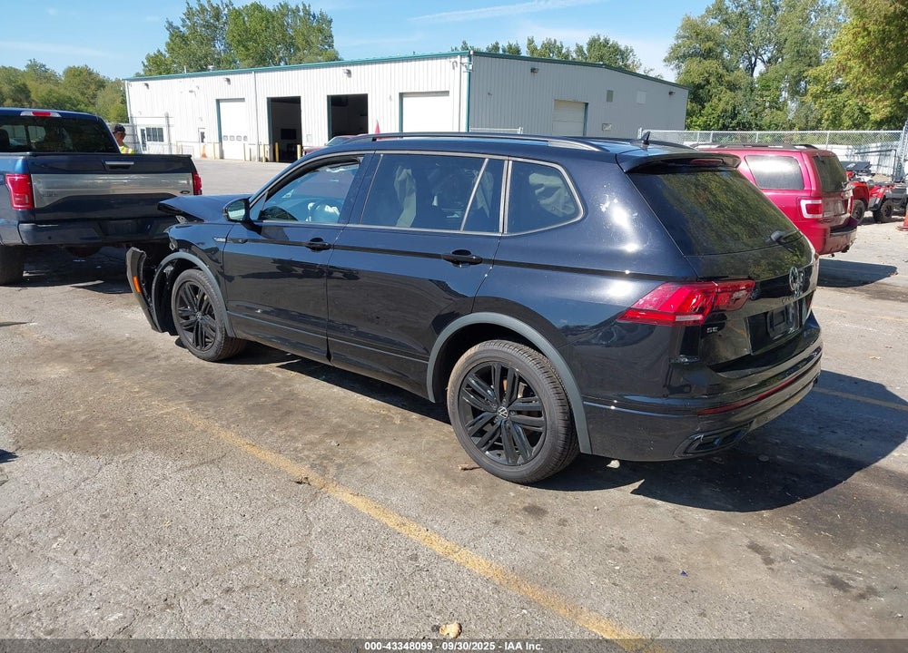 2022 VOLKSWAGEN TIGUAN 2.0T SE R-LINE BLACK VIN: 3VV8B7AX7NM017417