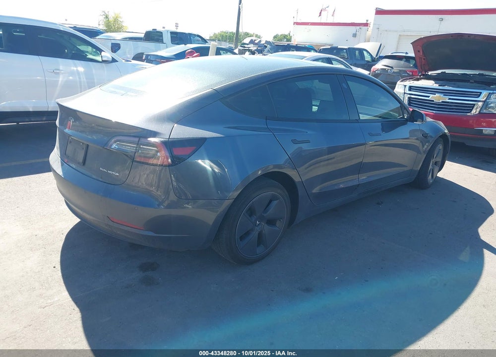 2021 TESLA MODEL 3 LONG RANGE DUAL MOTOR ALL-WHEEL DRIVE VIN: 5YJ3E1EB1MF974608