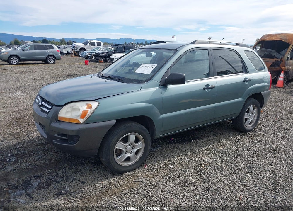 2008 KIA SPORTAGE LX VIN: KNDJF724187500151