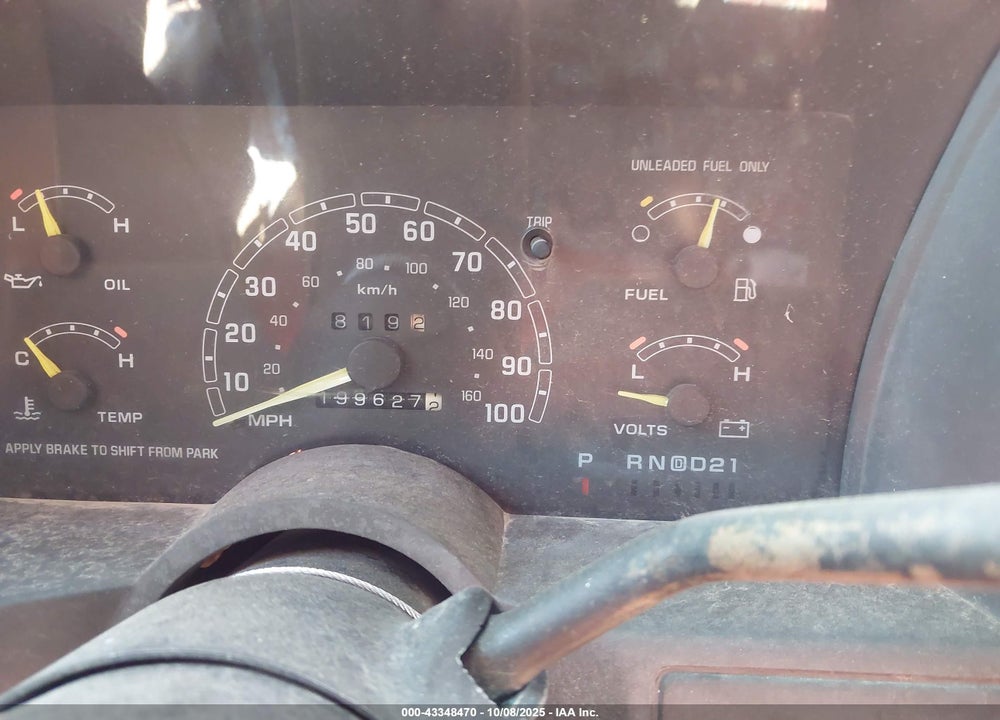 1993 CHEVROLET ASTRO VIN: 1GNEL19W2PB135027