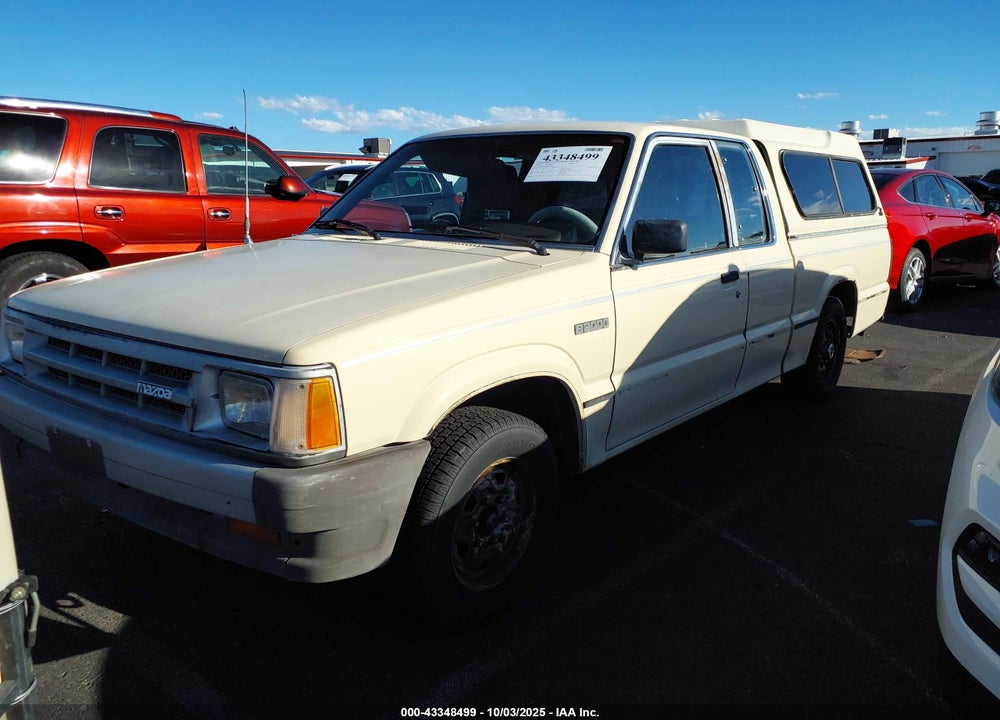1986 MAZDA B2000 LONG BED VIN: JM2UF311XG0587421