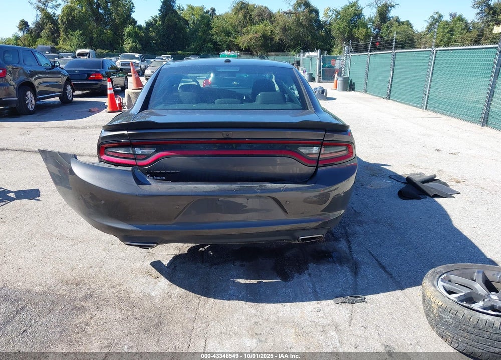 2022 DODGE CHARGER SXT RWD VIN: 2C3CDXBGXNH243973