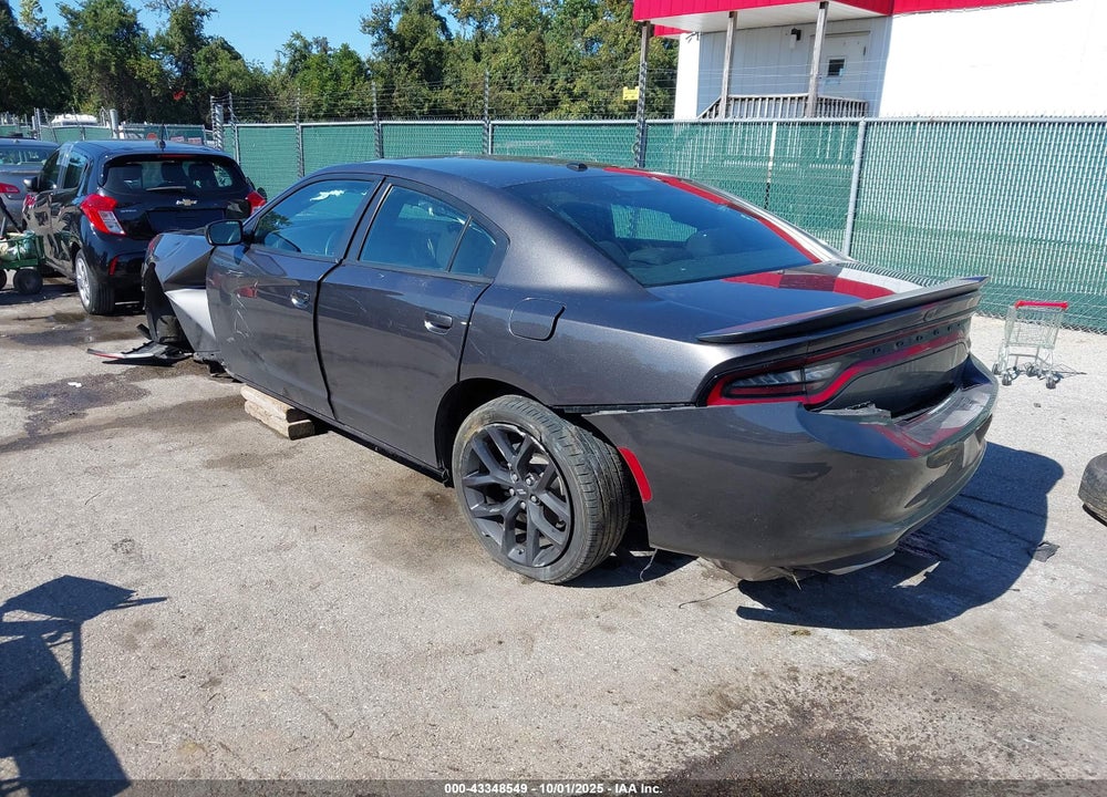 2022 DODGE CHARGER SXT RWD VIN: 2C3CDXBGXNH243973