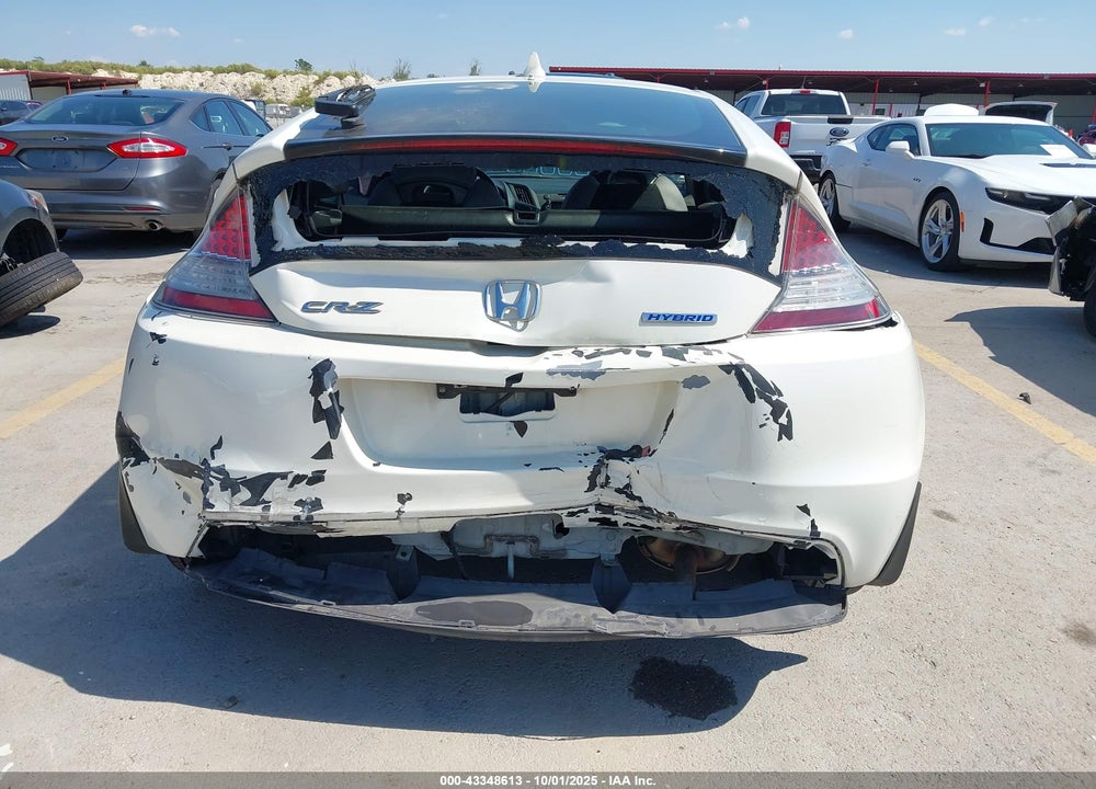 2012 HONDA CR-Z VIN: JHMZF1D65CS005292