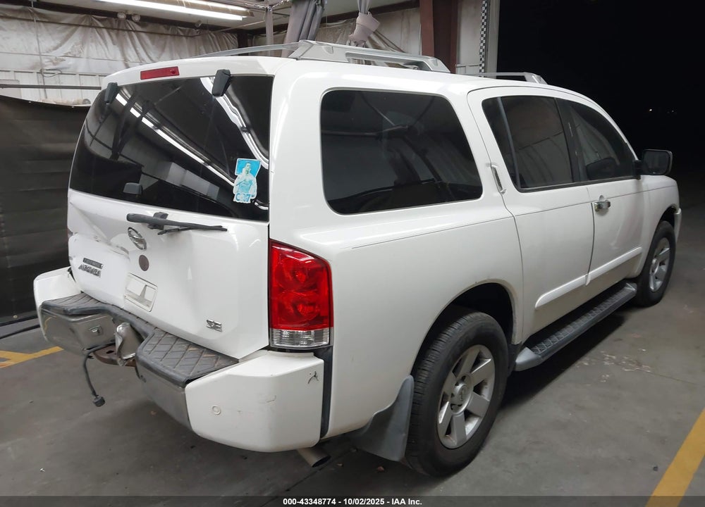2004 NISSAN PATHFINDER ARMADA SE VIN: 5N1AA08A64N717800