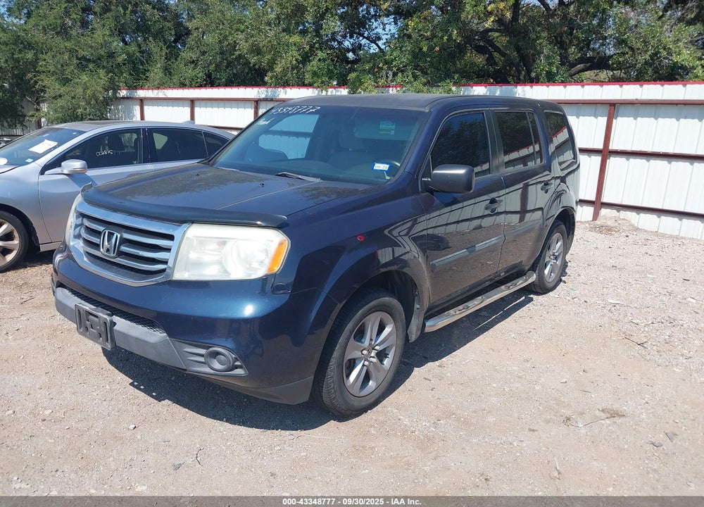 2012 HONDA PILOT LX VIN: 5FNYF3H26CB001023