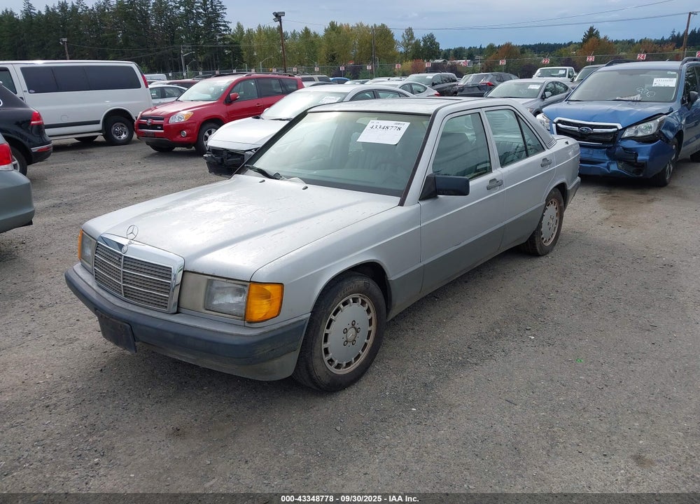 1989 MERCEDES-BENZ 190 E 2.6 VIN: WDBDA29D1KF653547
