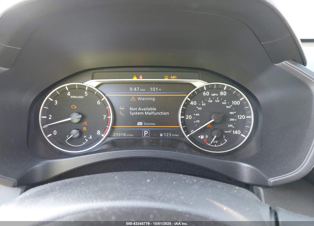 2025 NISSAN ALTIMA SV FWD VIN: 1N4BL4DV3SN363322