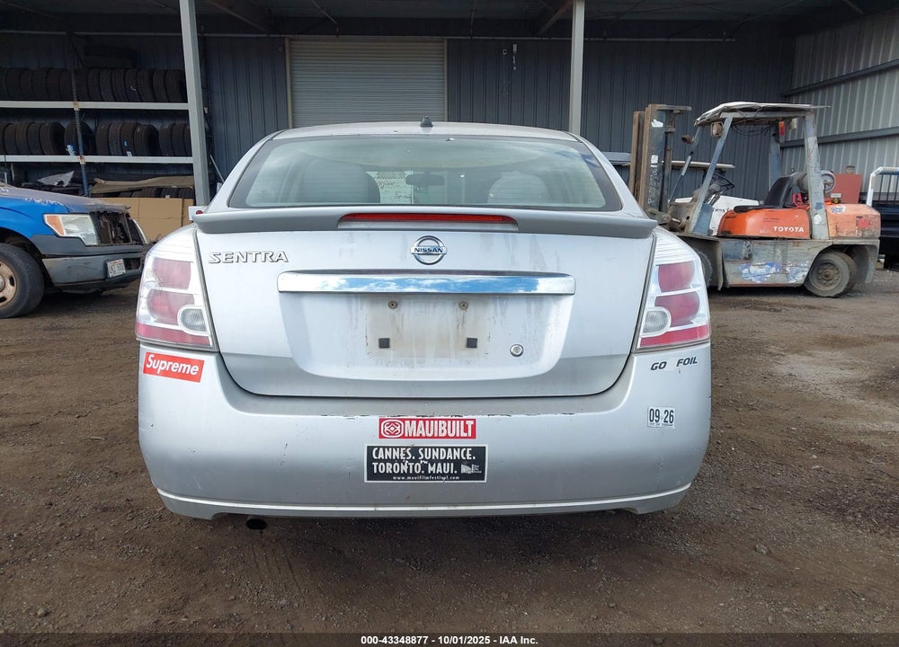 2012 NISSAN SENTRA 2.0 S VIN: 3N1AB6AP0CL660837
