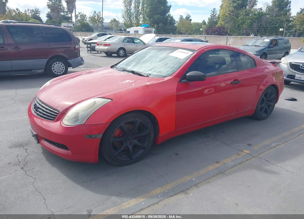 2005 INFINITI G35 VIN: JNKCV54E65M418837