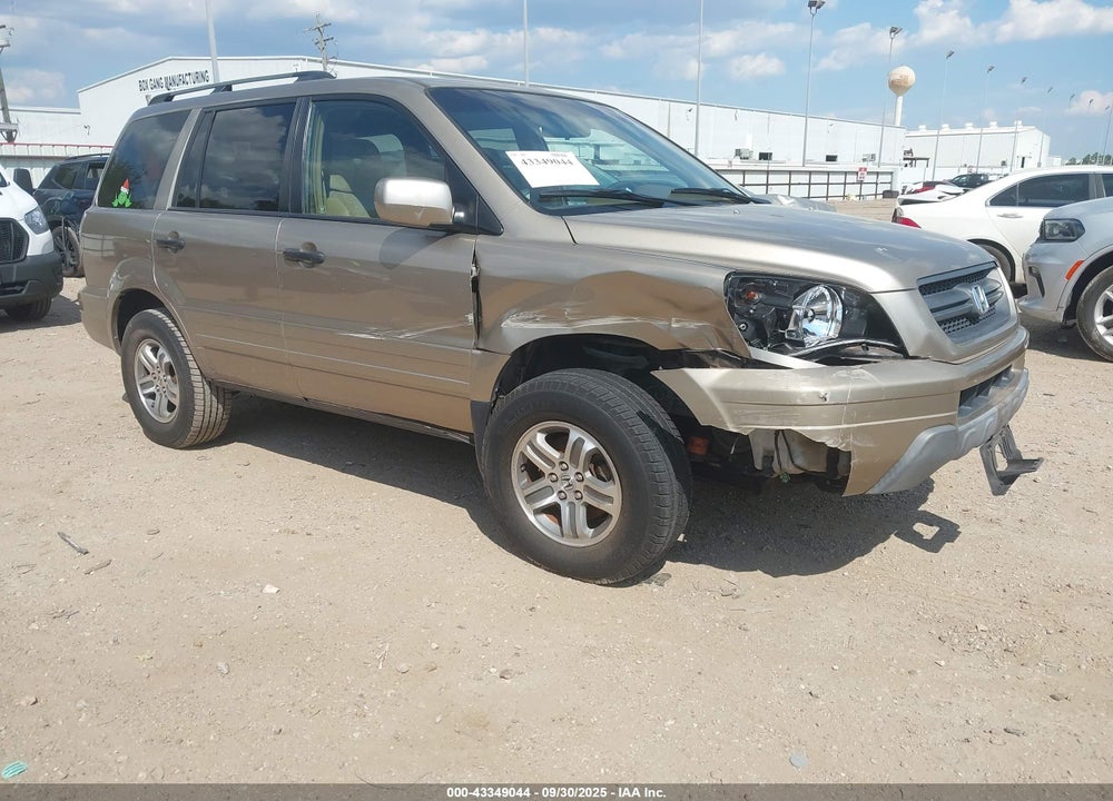 2005 HONDA PILOT EX VIN: 5FNYF18465B010443