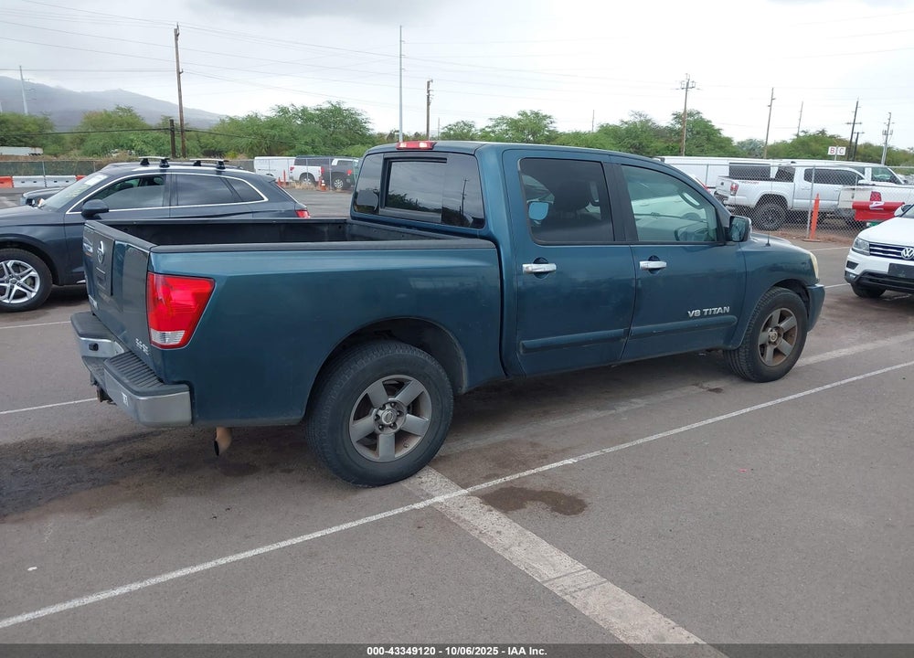 2005 NISSAN TITAN SE VIN: 1N6AA07A85N520888