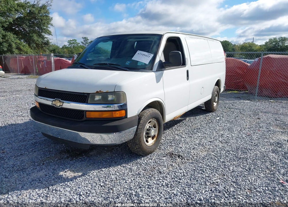 2012 CHEVROLET EXPRESS 2500 WORK VAN VIN: 1GCWGFCA9C1145646