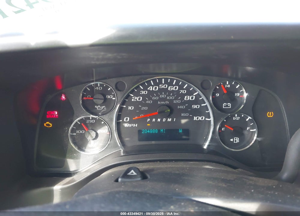 2012 CHEVROLET EXPRESS 2500 WORK VAN VIN: 1GCWGFCA9C1145646