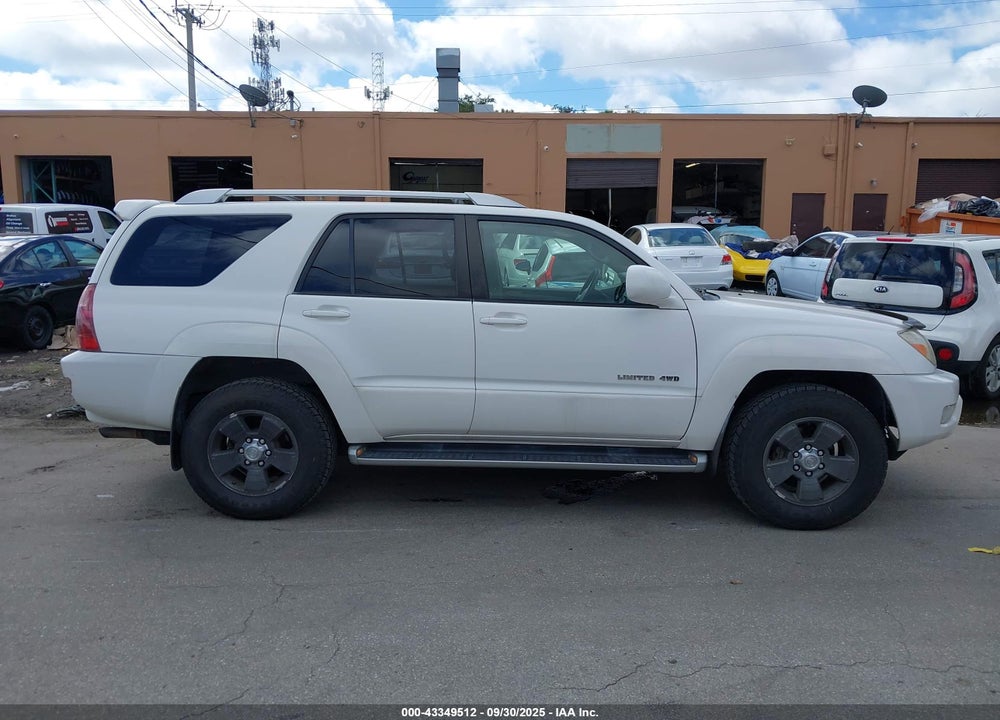 2004 TOYOTA 4RUNNER LIMITED V8 VIN: JTEBT17R748009694