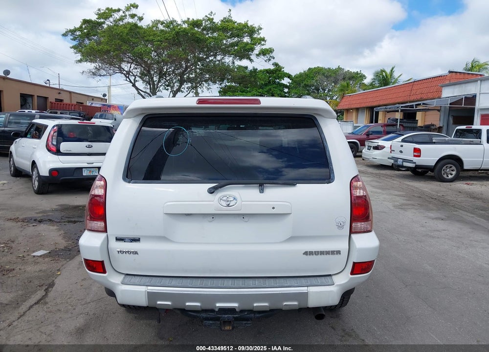 2004 TOYOTA 4RUNNER LIMITED V8 VIN: JTEBT17R748009694