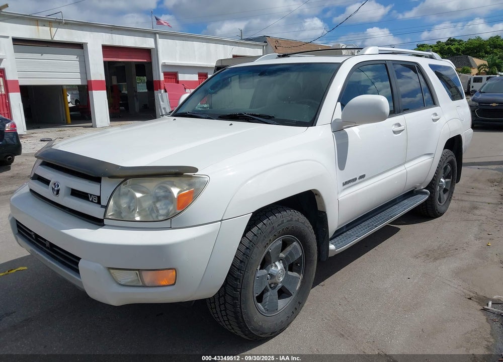 2004 TOYOTA 4RUNNER LIMITED V8 VIN: JTEBT17R748009694