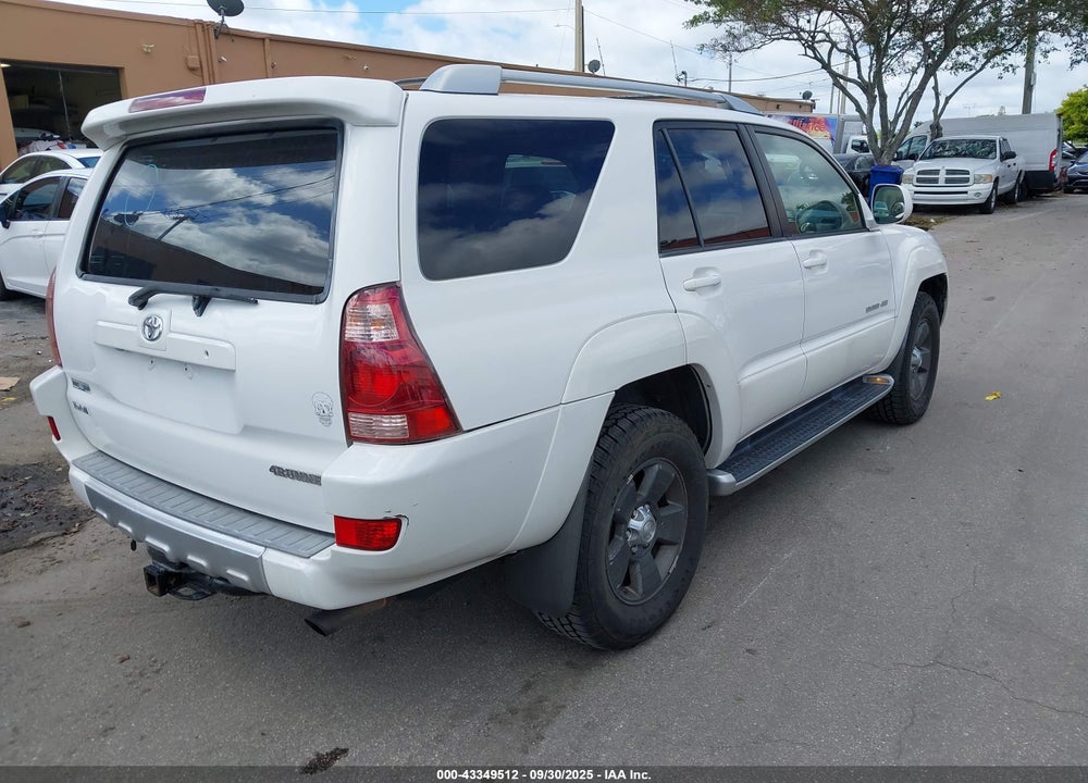 2004 TOYOTA 4RUNNER LIMITED V8 VIN: JTEBT17R748009694