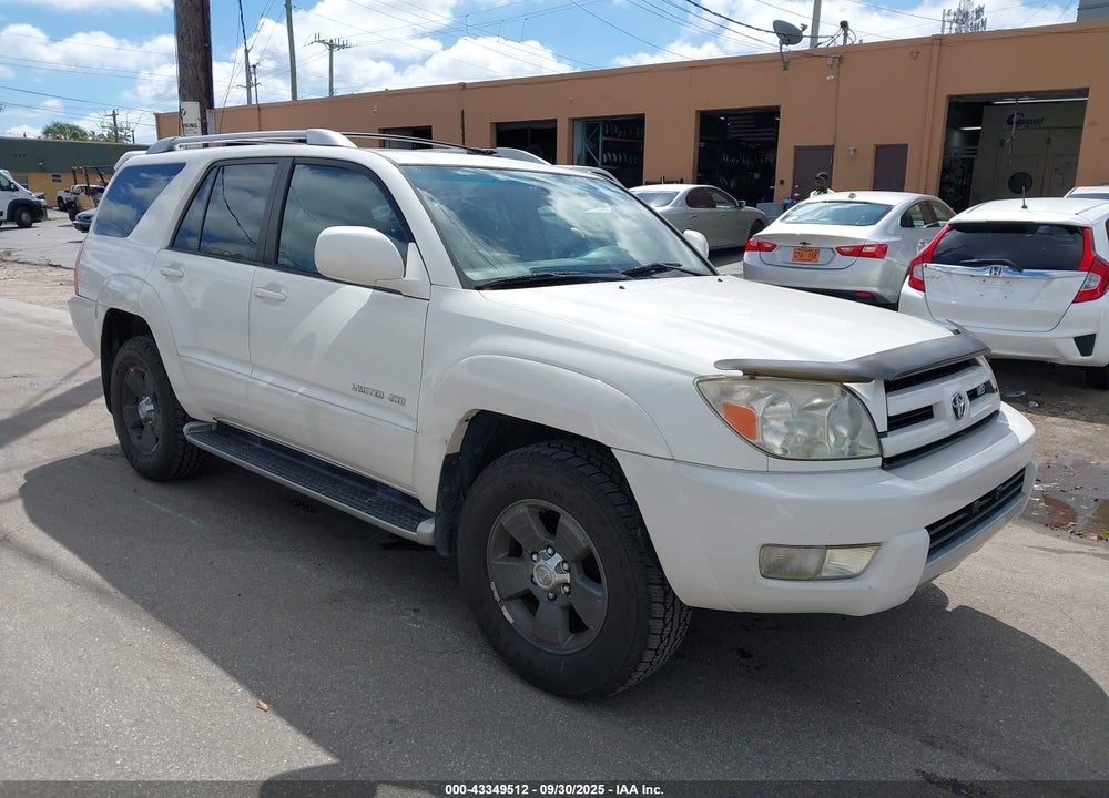 2004 TOYOTA 4RUNNER LIMITED V8 VIN: JTEBT17R748009694