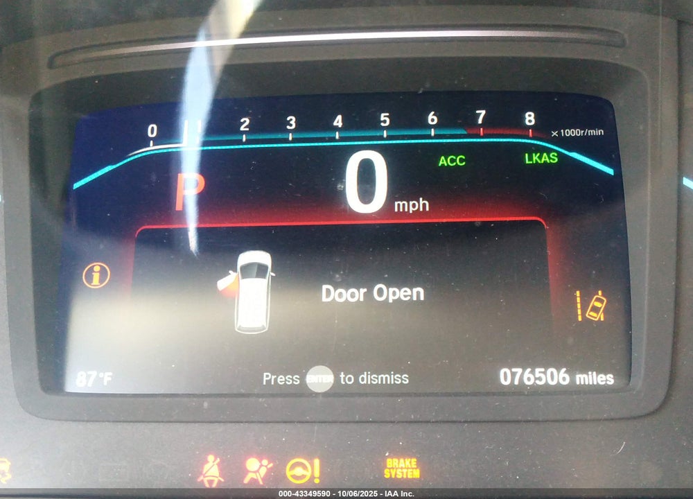 2019 HONDA ODYSSEY EX-L VIN: 5FNRL6H74KB032442