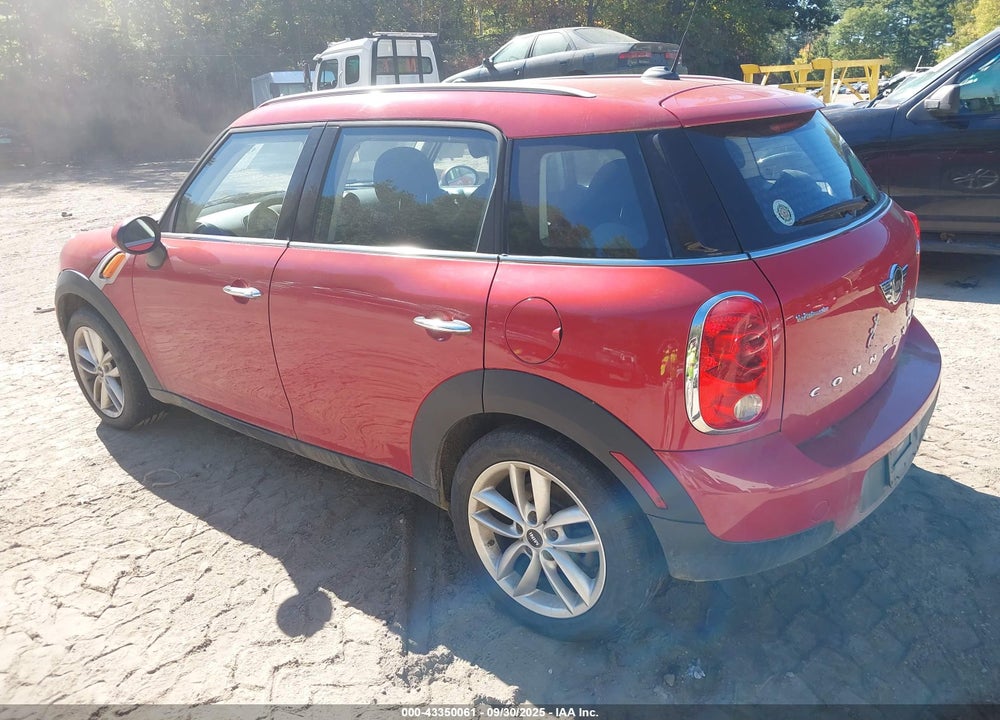 2013 MINI COUNTRYMAN VIN: WMWZB3C51DWM31764