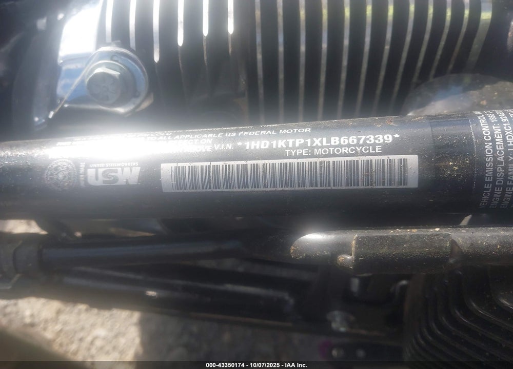 2020 HARLEY-DAVIDSON FLTRXS VIN: 1HD1KTP1XLB667339