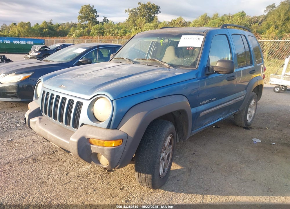 2003 JEEP LIBERTY SPORT VIN: 1J4GK48K13W568596