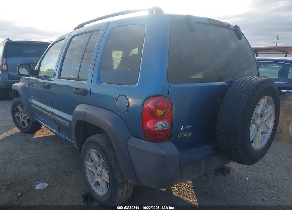 2003 JEEP LIBERTY SPORT VIN: 1J4GK48K13W568596
