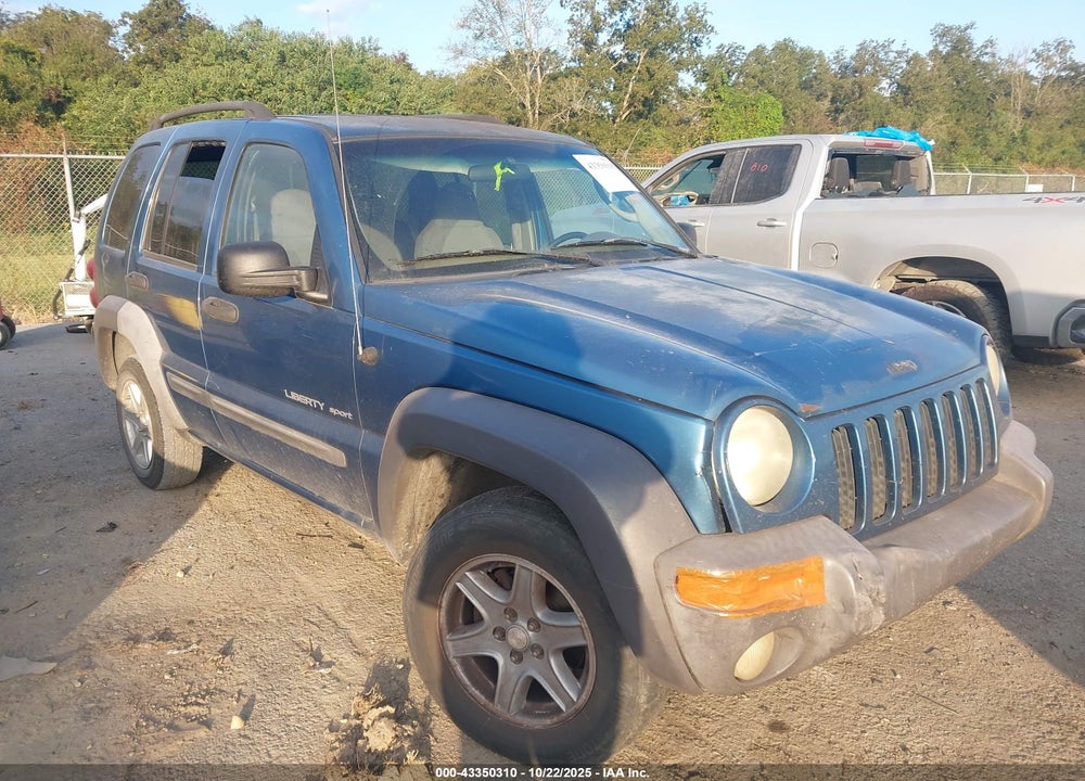 2003 JEEP LIBERTY SPORT VIN: 1J4GK48K13W568596