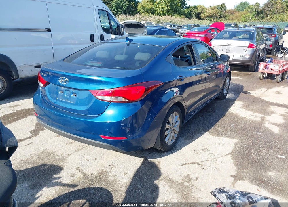 2016 HYUNDAI ELANTRA SE VIN: KMHDH4AE0GU492037