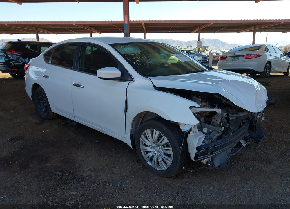 2019 NISSAN SENTRA S VIN: 3N1AB7AP2KY455026