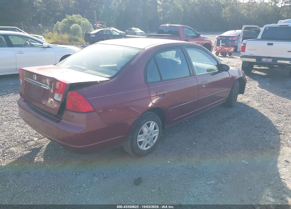 2003 HONDA CIVIC LX VIN: 1HGES16523L010459